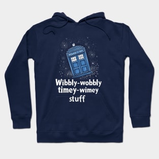 Wibbly-Wobbly Timey-Wimey Stuff TARDIS Hoodie